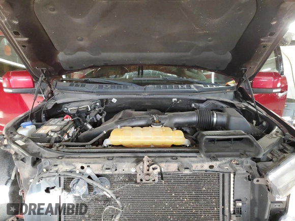 2018 Ford F-150 XL with VIN 1FTEW1EG6JFA58502, listed as a Copart auction lot 43401285 with 127,424 mi miles and Salvage Title. Bid and sale history available at carsss.com. Image 11.