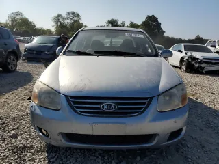 2008 Kia Spectra EX with VIN KNAFE121685548118, listed as a Copart auction lot 68773184 with 120,598 mi miles and Salvage Title. Bid and sale history available at carsss.com. Image 5.