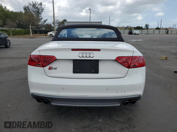 2014 Audi S5 Prestige with VIN WAUVGAFH7EN005272, listed as a Copart auction lot 51123045 with 113,937 mi miles and Salvage Title. Bid and sale history available at carsss.com. Image 6.