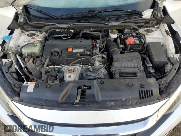 2017 Honda Civic EX with VIN 19XFC2F87HE079437, listed as a Copart auction lot 53639505 with 80,829 mi miles and Salvage Title. Bid and sale history available at DreamBid. Image 11.