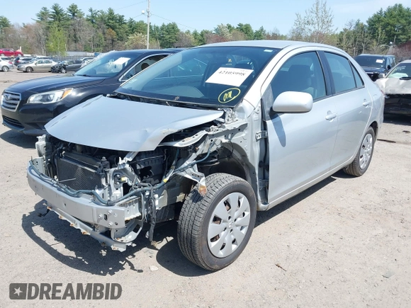 2009 Toyota Yaris with VIN JTDBT903X91300439, listed as a IAAI auction lot 42105998 with 195,880 mi miles. Bid and sale history available at carsss.com. Image 2.
