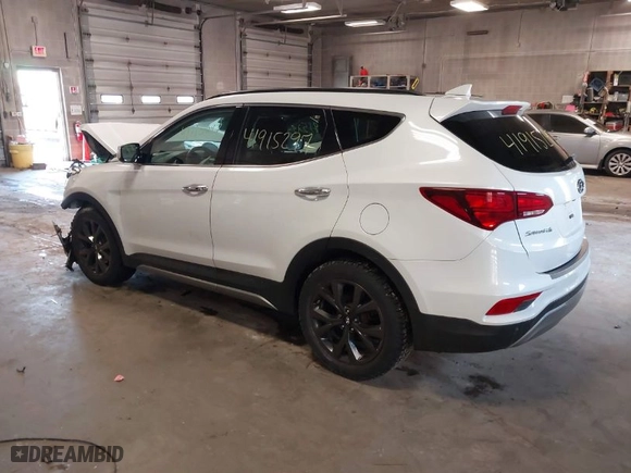 2017 Hyundai Santa Fe Sport 2.0T Ultimate with VIN 5XYZWDLA5HG478826, listed as a IAAI auction lot 41915297 with 117,889 mi miles. Bid and sale history available at carsss.com. Image 3.