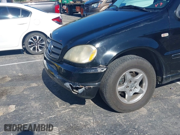 2001 Mercedes-Benz M-Class with VIN 4JGAB54E01A272539, listed as a IAAI auction lot 42124321 with 272,098 mi miles. Bid and sale history available at carsss.com. Image 6.