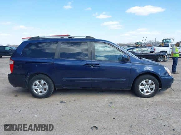 2007 Kia Sedona EX with VIN KNDMB233276191439, listed as a IAAI auction lot 41829259 with 146,147 mi miles. Bid and sale history available at carsss.com. Image 13.