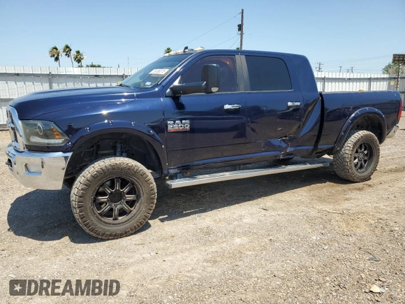 2015 Ram 2500 SLT with VIN 3C6UR5ML1FG594604, listed as a Copart auction lot 55496315 with 147,419 mi miles and Salvage title. Bid and sale history available at DreamBid. Image 1.