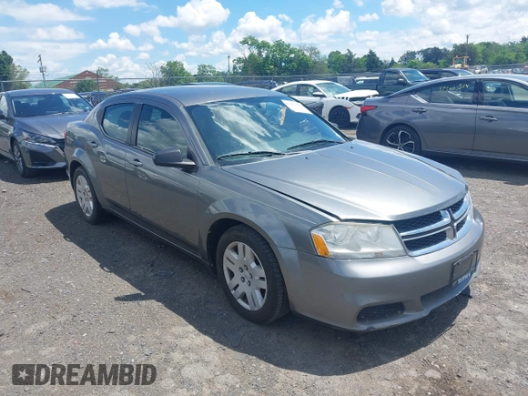 2012 Dodge Avenger SE with VIN 1C3CDZABXCN136105, listed as a IAAI auction lot 42211414 with 169,986 mi miles and . Bid and sale history available at carsss.com. Image 1.