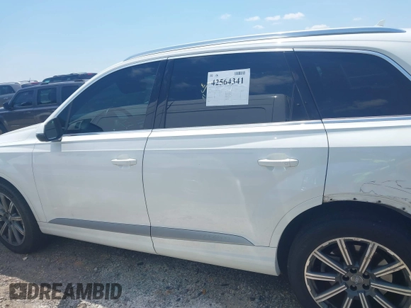 2019 Audi Q7 Premium Plus with VIN WA1LAAF70KD024096, listed as a IAAI auction lot 42564341 with 100,036 mi miles and . Bid and sale history available at DreamBid. Image 14.