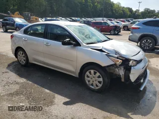 2022 Kia Rio S with VIN 3KPA24AD6NE474136, listed as a Copart auction lot 70765494 with 30,568 mi miles and Salvage Title. Bid and sale history available at DreamBid. Image 4.