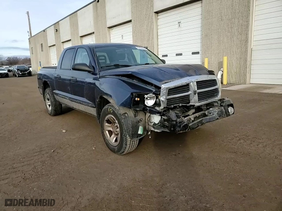 2006 Dodge Dakota SLT with VIN 1D7HE48J36S501511, listed as a Copart auction lot 42453625 with 130,068 mi miles and Salvage Title. Bid and sale history available at carsss.com. Image 10.