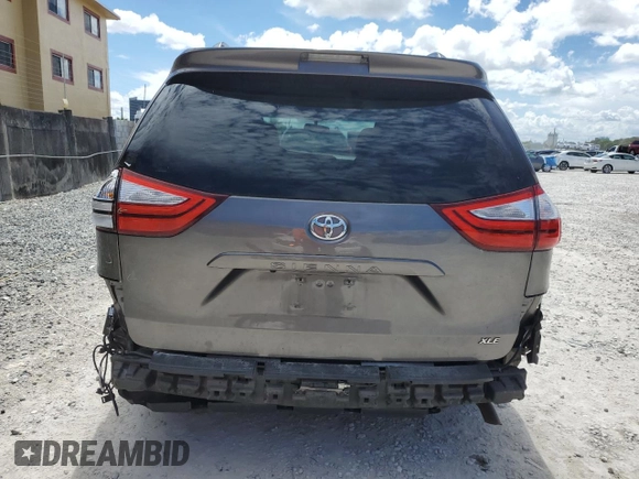 2015 Toyota Sienna XLE with VIN 5TDYK3DCXFS668851, listed as a Copart auction lot 60452005 with 205,549 mi miles and Salvage title. Bid and sale history available at DreamBid. Image 6.