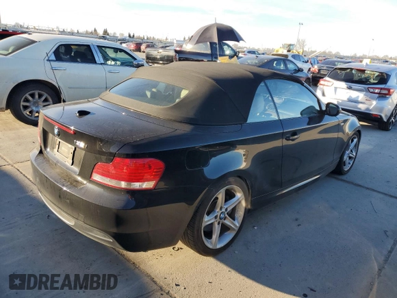 2011 BMW 1 Series 135i with VIN WBAUN7C51BVM25278, listed as a Copart auction lot 88473675 with 120,244 mi miles and Salvage title. Bid and sale history available at DreamBid. Image 3.