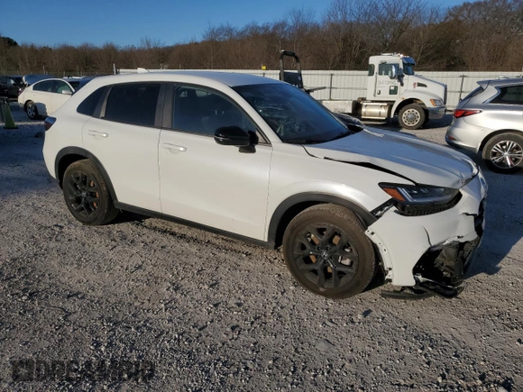 2024 Honda HR-V Sport with VIN 3CZRZ2H52RM742025, listed as a Copart auction lot 48358695 with 15,862 mi miles and Salvage Title. Bid and sale history available at carsss.com. Image 4.