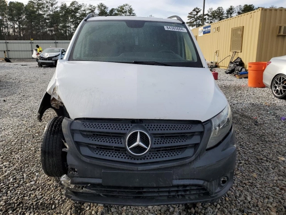 2016 Mercedes-Benz Metris Cargo Van with VIN WD3PG2EA1G3064168, listed as a Copart auction lot 84385604 with 0 mi miles and Salvage Title. Bid and sale history available at carsss.com. Image 5.