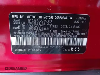 2022 Mitsubishi Outlander SE with VIN JA4J4UA87NZ030792, listed as a IAAI auction lot 41032727 with 30,345 mi miles. Bid and sale history available at carsss.com. Image 9.