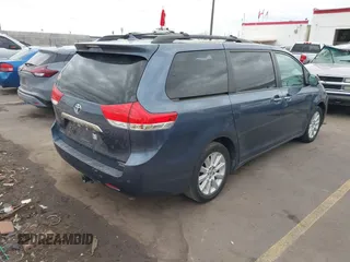 2013 Toyota Sienna XLE with VIN 5TDDK3DC1DS062849, listed as a IAAI auction lot 41510296 with 100,178 mi miles and . Bid and sale history available at DreamBid. Image 4.
