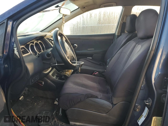 2007 Nissan Versa 1.8 SL with VIN 3N1BC11EX7L418114, listed as a Copart auction lot 87251084 with 0 mi miles and Salvage Title. Bid and sale history available at carsss.com. Image 7.