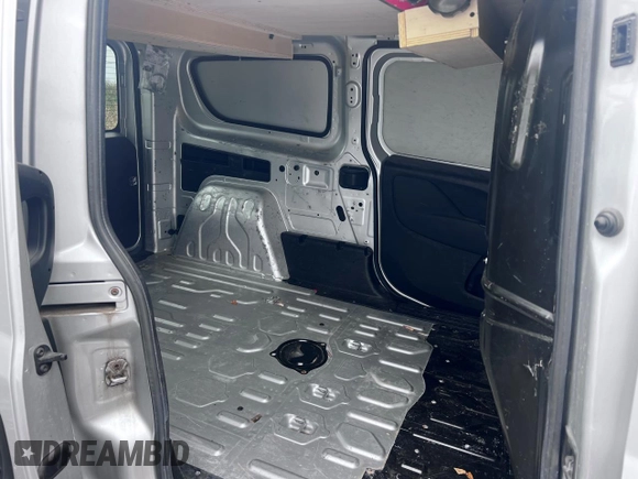 2015 Ram ProMaster City Cargo Tradesman with VIN ZFBERFAT4F6A89039, listed as a Copart auction lot 54596905 with Not Provided miles and Clean Title. Bid and sale history available at DreamBid. Image 6.