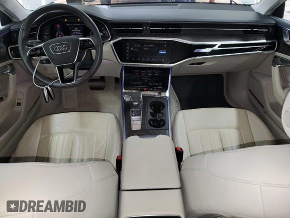 2020 Audi A7 Prestige with VIN WAUV2AF2XLN075162, listed as a Copart auction lot 79954134 with 47,639 mi miles and Salvage Title. Bid and sale history available at carsss.com. Image 8.