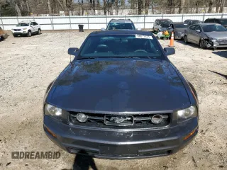 2007 Ford Mustang Deluxe with VIN 1ZVFT80NX75232594, listed as a Copart auction lot 46813425 with 177,026 mi miles and Salvage Title. Bid and sale history available at carsss.com. Image 5.