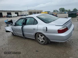 2002 Acura TL with VIN 19UUA56692A033603, listed as a Copart auction lot 53765694 with 0 mi miles and Salvage Title. Bid and sale history available at carsss.com. Image 2.