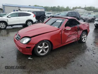 2002 Mercedes-Benz SLK 320 z VIN WDBKK65FX2F250217, wystawiony jako Copart lot #56328545 z przebiegiem 112 503 mil mil oraz Szkoda całkowita • Salvage title. Historia ofert i sprzedaży dostępna na DreamBid. Obrazek 1.