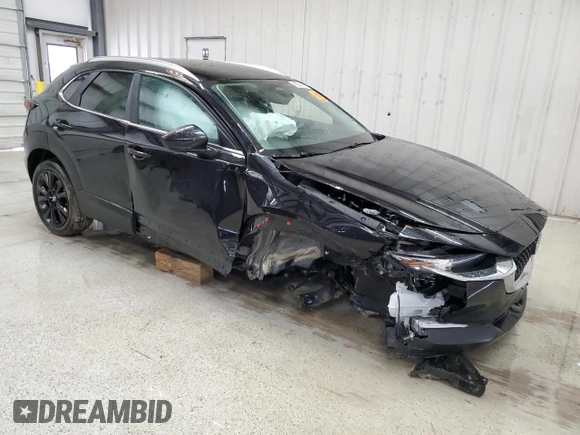 2025 Mazda CX-30 S Select Sport with VIN 3MVDMBBM0SM762518, listed as a Copart auction lot 55432865 with 13,515 mi miles and Clean Title. Bid and sale history available at DreamBid. Image 4.