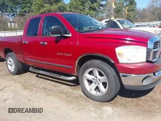 2007 Dodge 1500 ST with VIN 1D7HA18P77S187605, listed as a IAAI auction lot 41805478 with 156,414 mi miles and . Bid and sale history available at carsss.com. Image 1.