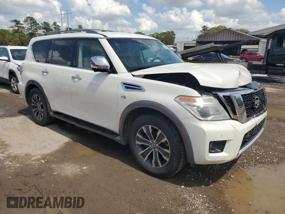 2017 Nissan Armada SL with VIN JN8AY2ND0H9000922, listed as a Copart auction lot 50698965 with 170,769 mi miles and Salvage Title. Bid and sale history available at carsss.com. Image 4.