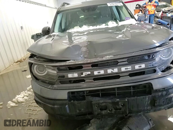 2022 Ford Bronco Sport Big Bend z VIN 3FMCR9B68NRD27936, wystawiony jako Copart lot #51014775 z przebiegiem 82 685 mil mil oraz Szkoda całkowita • Salvage title. Historia ofert i sprzedaży dostępna na DreamBid. Obrazek 11.
