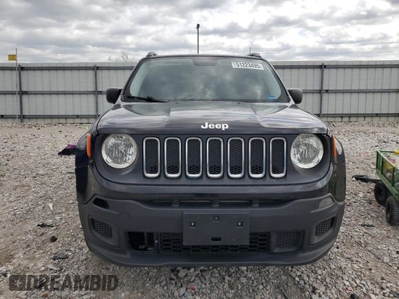 2017 Jeep Renegade Sport с VIN ZACCJBAB7HPG54571, выставлен на аукционе Copart как лот 51223495 с пробегом 92 766 миль миль и Списание • Salvage title. История ставок и продаж доступна на DreamBid. Изображение 5.