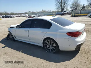 2017 BMW 5 Series 540i with VIN WBAJE5C38HG914859, listed as a Copart auction lot 50628155 with Not provided miles and Salvage title. Bid and sale history available at DreamBid. Image 2.