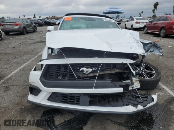 2024 Ford Mustang EcoBoost with VIN 1FAGP8UH5R5134002, listed as a Copart auction lot 43641575 with 0 mi miles and Non Repairable. Bid and sale history available at carsss.com. Image 5.