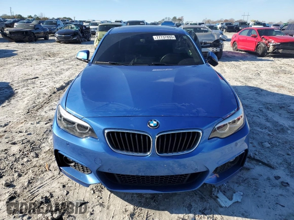 2018 BMW 2 Series 230i with VIN WBA2J1C57JVD09746, listed as a Copart auction lot 77737893 with 61,801 mi miles. Bid and sale history available at carsss.com. Image 5.