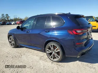 2021 BMW X5 M50i with VIN 5UXJU4C06M9F06155, listed as a Copart auction lot 86296724 with 59,608 mi miles and Salvage Title. Bid and sale history available at carsss.com. Image 2.