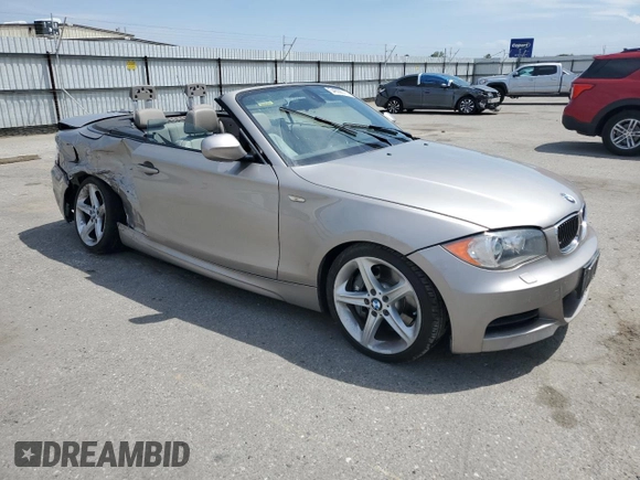 2010 BMW 1 Series 135i with VIN WBAUN9C55AVK41973, listed as a Copart auction lot 54609015 with 144,685 mi miles and Salvage Title. Bid and sale history available at carsss.com. Image 4.