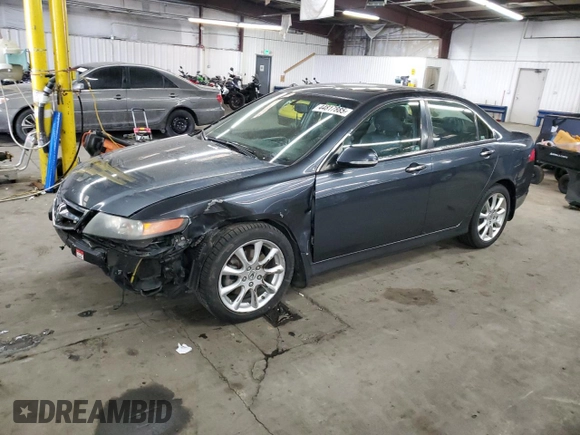 2007 Acura TSX with VIN JH4CL96867C008939, listed as a Copart auction lot 44817885 with 135,873 mi miles and Salvage Title. Bid and sale history available at carsss.com. Image 1.