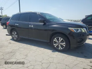 2017 Nissan Pathfinder SL with VIN 5N1DR2MM5HC666714, listed as a Copart auction lot 52892715 with 156,412 mi miles and Salvage title. Bid and sale history available at DreamBid. Image 4.
