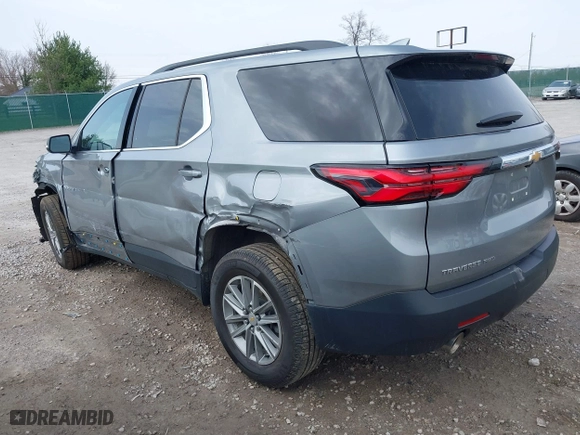 2023 Chevrolet Traverse LT Cloth with VIN 1GNEVGKW7PJ242071, listed as a IAAI auction lot 41799940 with 46,698 mi miles. Bid and sale history available at carsss.com. Image 3.