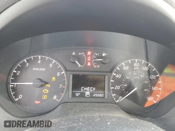 2017 Nissan Sentra S with VIN 3N1AB7AP0HY214705, listed as a Copart auction lot 56598225 with 125,560 mi miles and Salvage title. Bid and sale history available at DreamBid. Image 9.
