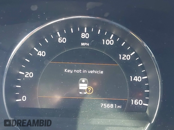2019 Kia Sorento EX Sport V6 with VIN 5XYPH4A53KG550363, listed as a IAAI auction lot 41699256 with 75,681 mi miles. Bid and sale history available at carsss.com. Image 7.