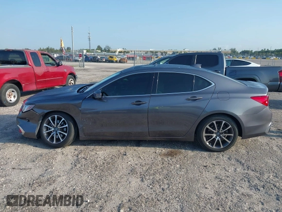 2019 Acura TLX with VIN 19UUB2F39KA004586, listed as a IAAI auction lot 41971144 with 61,081 mi miles and . Bid and sale history available at DreamBid. Image 13.