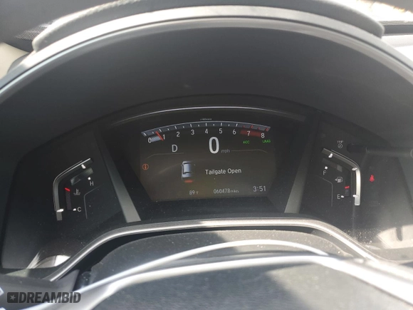 2018 Honda CR-V EX with VIN 2HKRW1H5XJH518195, listed as a Copart auction lot 54214525 with 60,478 mi miles and Salvage Title. Bid and sale history available at carsss.com. Image 9.
