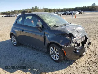 2017 FIAT 500 Pop with VIN 3C3CFFKR2HT700163, listed as a Copart auction lot 49589965 with 88,973 mi miles and Salvage Title. Bid and sale history available at carsss.com. Image 4.