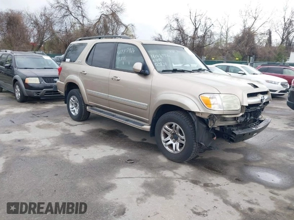 2006 Toyota Sequoia SR5 with VIN 5TDBT44A36S259629, listed as a IAAI auction lot 41887926 with 170,072 mi miles and . Bid and sale history available at DreamBid. Image 1.