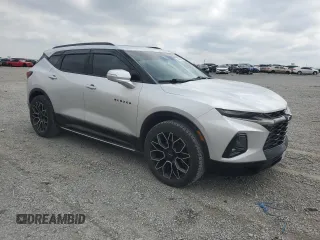 2019 Chevrolet Blazer RS with VIN 3GNKBERS4KS677169, listed as a Copart auction lot 52963595 with 112,059 mi miles and Salvage title. Bid and sale history available at DreamBid. Image 4.