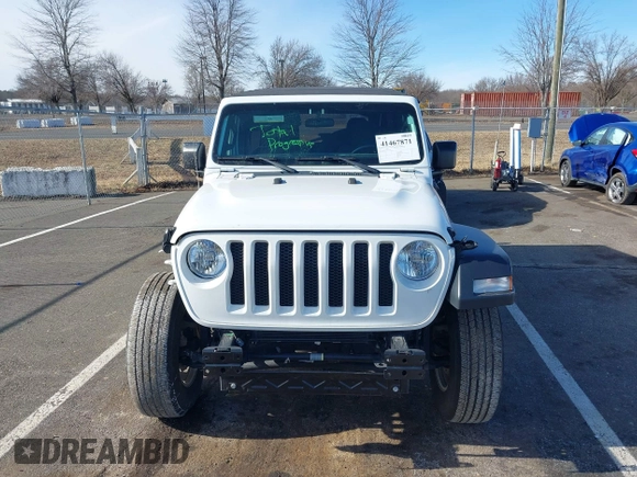 2022 Jeep Wrangler Unlimited Willys with VIN 1C4HJXDN9NW270184, listed as a IAAI auction lot 41467871 with 41,514 mi miles and . Bid and sale history available at DreamBid. Image 12.
