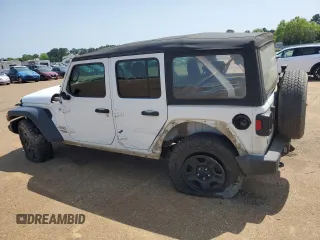 2019 Jeep Wrangler Unlimited Sport Altitude with VIN 1C4HJXDG5KW629768, listed as a Copart auction lot 51222705 with 197,882 mi miles and Salvage title. Bid and sale history available at DreamBid. Image 2.