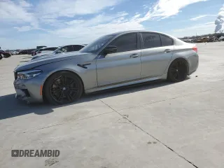 2019 BMW M5 Competition with VIN WBSJF0C54KB284808, listed as a Copart auction lot 71974952 with 26,888 mi miles. Bid and sale history available at carsss.com. Image 1.