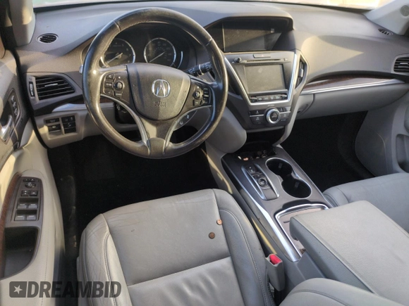 2017 Acura MDX with VIN 5J8YD4H33HL003239, listed as a Copart auction lot 77149094 with 0 mi miles and Salvage Title. Bid and sale history available at carsss.com. Image 8.