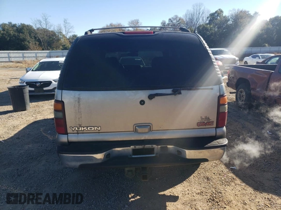 2002 GMC Yukon SLT z VIN 1GKEC13Z22R145492, wystawiony jako Copart lot #89299605 z przebiegiem 98 139 mil mil oraz Nie do naprawy • Non repairable. Historia ofert i sprzedaży dostępna na DreamBid. Obrazek 6.